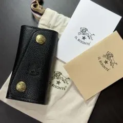 IL BISONTE レザーキーケース ネイビー - メルカリ