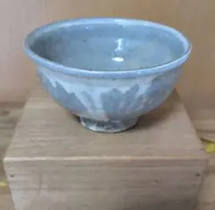 郡司庸久「長石釉飯碗」初期伊万里 唐津 李朝 古唐津 黒高麗 オンギ