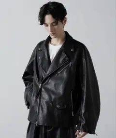 PRY シュウト Oversized Shirt Jacket レザー サイズ1 - メルカリ