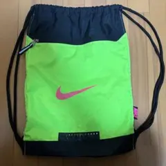 Nike ナップサック蛍光グリーン