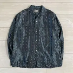 50s　PENNEY‘S　TOWNCRAFT　開襟シャツ　光沢　Mサイズのサムネイル