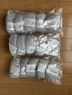 DARUMA ウールモヘヤ col.6 グレー 15個セット