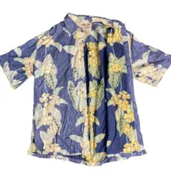 vintage 90's 半袖 リバースプリント 柄シャツ アロハシャツ 総柄