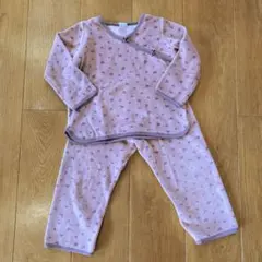 Petit Bateau 花柄ベビーパジャマ 3ans/94cm ベロア