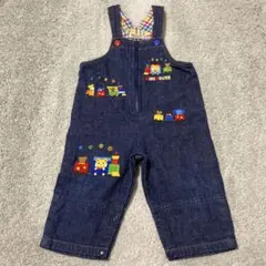 【更にお値下げしました！】MIKI HOUSE デニムオーバーオール 80cm