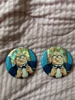 コナン30thコナン展限定バッチ　阿笠博士　2個セット