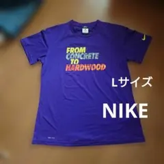 NIKE ナイキ 半袖 DRI-FIT Tシャツ 紫 Lサイズ