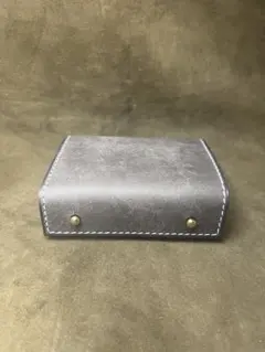 ハンドメイド 長財布 ギボシ留め マルゴーレザー イタリアンレザー