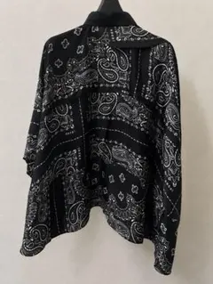 【新品タグ付】 sacai サカイ バンダナ プリント プルオーバー 黑のサムネイル