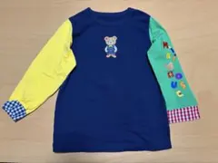 美品MIKI HOUSE 長袖Tシャツ プッチーくん
