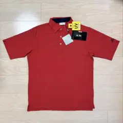 【タグ付き新品未使用】adidas★ポロシャツ 半袖 レッドのサムネイル