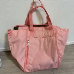 レスポートサック　ピンク ナイロン トートバッグ