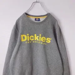 ディッキーズ　裏起毛　スウェット　トレーナー　プリントロゴ　メンズ　古着