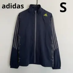 アディダス 薄手 ウィンドジャケット climalite 紺 S ユニセックス