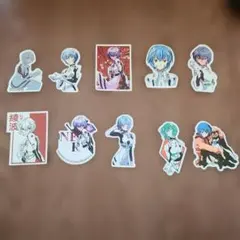 綾波レイ　ステッカー10枚