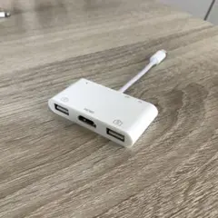 iPhone Lightning HDMI USB SD TF 変換 アダプタ