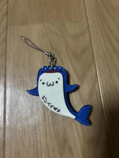ご当地ショボーン ジンベイザメ ミラー付きキーホルダー
