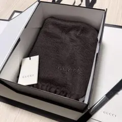 新品✨高級カシミヤGUCCIマフラー❗️箱紙袋セット❗️グッチマフラー　カシミヤ