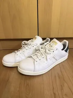 新品 スタンスミス ゴアテックス ホワイト×グリーン×ゴールド 本革 
