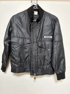 TOMMY GIRL 黒 ジャンパー S/P ナイロン ジャケット　トミー