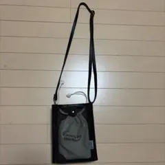 ブラックメッシュショルダーバッグ