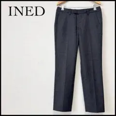 【未使用に近い】イネド テーパードパンツ スラックス センタープレス グレー M