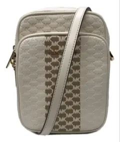 マイケルコース MKエンボス ショルダーバック ホワイト