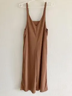 サロペット オーバーオール ブラウン 茶色 Mサイズ