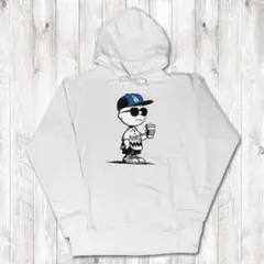 チャーリーブラウン ドジャース MLB 白 パーカー XL