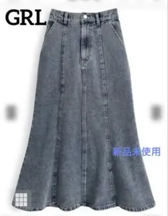 ✿︎新品未使用✿︎グレイル　デニムマーメイドスカート　ブルー