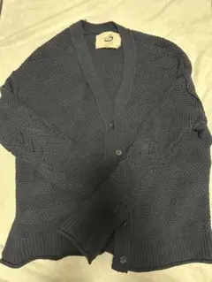 コムサイズム　おにぎり　ニットカーディガン