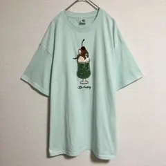 TOM&JERRY トムとジェリー　サガラ刺繍　シャツ　半袖　キャラクター