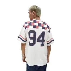 Supreme Patchwork Yoke Football Top