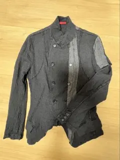 4点セット vintage ダブルジャケット セットアップ ネクタイ イッセイ VINTAGE】セットアップ ダブルスーツ ブラック イッセイミヤケネクタイ