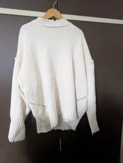 GRL アイボリー オーバーサイズセーター Fサイズ