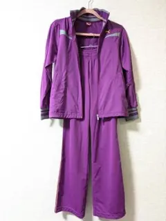 美品　Puma パープル ジャージ上下セットSサイズ