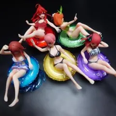 五等分の花嫁　Aqua Float Girls フィギュア　5種類セット