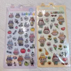 【新品】ラブブ ぷくぷく ぷっくり シール 透明