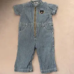 DOUBLE.B ストライプつなぎ80