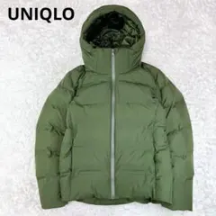 ユニクロ シームレスダウンパーカ（3Dカット） オリーブ S