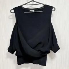 黒 オフショルダー トップス Mサイズ