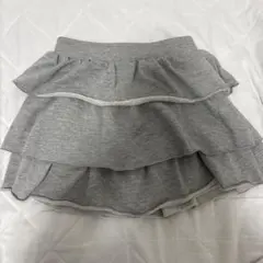 INGNI フリル付きグレーMミニスカート