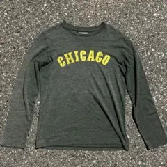 Champion 長袖カットソー ダブルフェイス Tシャツ グリーン オレンジ 