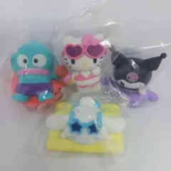 サンリオ フィギュア マスコット ガチャ プール キティ クロミ ハンギョドン