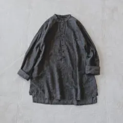 S*I様 中川政七商店【美品】麻100% リネン プルオーバー シャツ