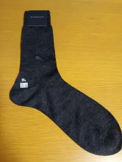 BURBERRY ダークグレー ソックス 25-26cm