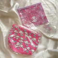 マイメロディ ポーチ　キーホルダーセット