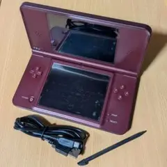 ニンテンドー DS i LL ワインレッド 本体 付属品 任天堂　046