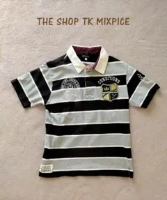 THE SHOP TK MIXPICE　ラガーシャツ ポロシャツ M