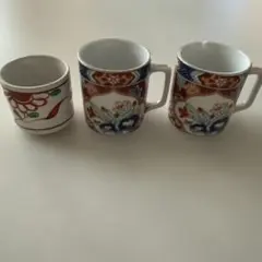 陶器湯飲み　3個
